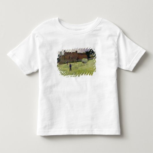 ブリッタニー1888年のポール・ゴーギャン|のHaymaking トドラーTシャツ (正面)