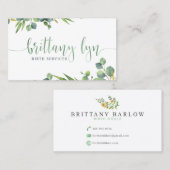 ブリッタニーLynの誕生サービス 名刺 (正面/裏面)