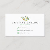 ブリッタニーLynの誕生サービス 名刺 (裏面)