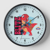 ブリッツ | ディノランチ 壁時計 (正面)