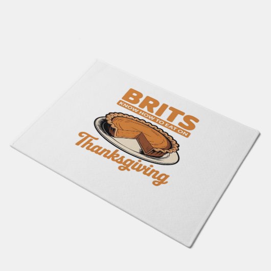 ブリットは感謝祭の食べ大きすぎるTの方法を知っている –  ドアマット (アングル)