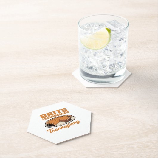ブリットは感謝祭の食べ大きすぎるTの方法を知っている –  ペーパーコースター (インサイチュ)