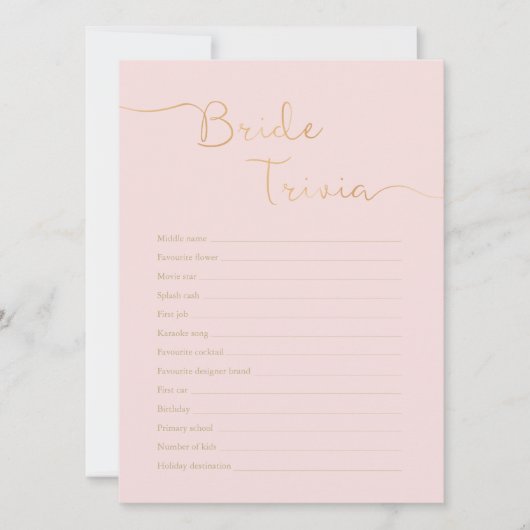 ブリットニービンゴ 招待状 (正面)