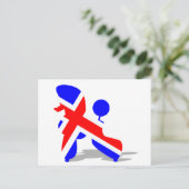 ブリットプードル ポストカード (スタンド正面)