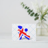 ブリットプードル 名刺 (スタンド正面)