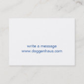 ブリットプードル 名刺 (裏面)