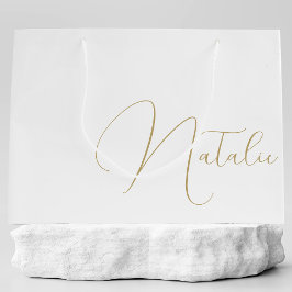 ブリッパーソナライズされたドメイドブライダルパーティバチェロレッテ ラージペーパーバッグ