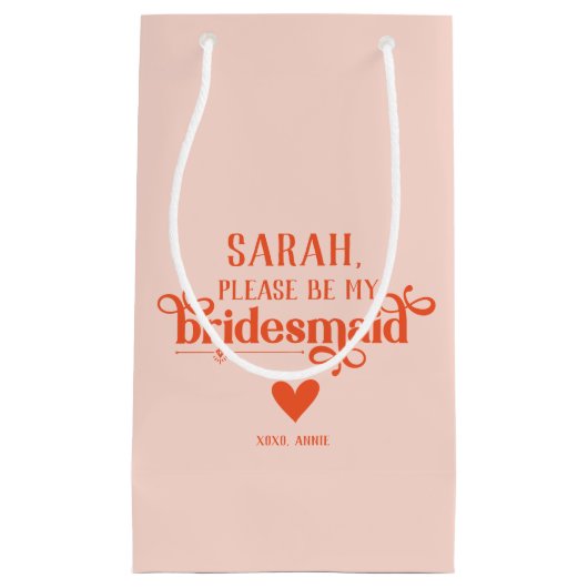 ブリッパーソナライズされたドモダンメイドの提案 スモールペーパーバッグ (正面)