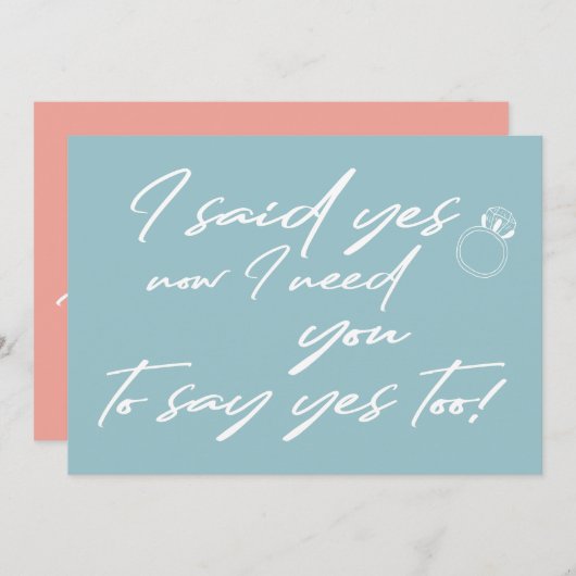 ブリッモダンドおもしろいメイドタイポグラフィ案 招待状 (正面/裏面)