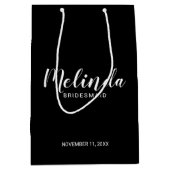 ブリッモダンドスパーソナライズされたメイド ミディアムペーパーバッグ (正面)