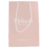 ブリッモダンドスパーソナライズされたメイド ミディアムペーパーバッグ (正面)