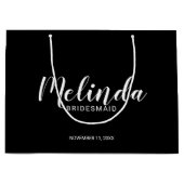 ブリッモダンドスパーソナライズされたメイド ラージペーパーバッグ (正面)