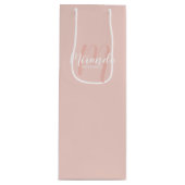 ブリッモダンドスパーソナライズされたメイド ワインギフトバッグ (正面)