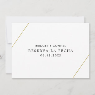 ブリッモダンドスペインの幾何結婚の セーブザデート
