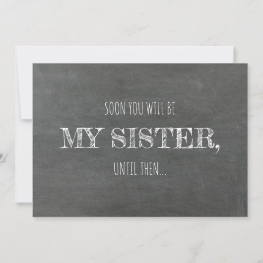 ブリッモダンドメイド/メイド・オブ・オーナー（花嫁付き添い人）提案 招待状 (正面)