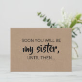 ブリッモダンドメイド/メイド・オブ・オーナー（花嫁付き添い人）提案 招待状 (スタンド正面)