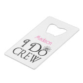 ブリッモノグラムのドメイドI doクルーブライダルパーティ クレジットカード栓抜き (裏面アングル)