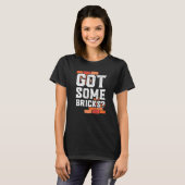 ブリッ得ク・ブリックメイソン建築労働者のBri Tシャツ (正面フル)