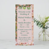 ブリッ絵を描クグリーンアイビー結婚式 プログラム (スタンド正面)