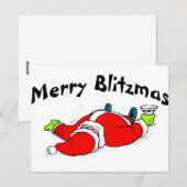 ブリツマメリースサンタ シーズンカード (正面/裏面)