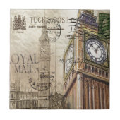 ブリティアンイングランド時計塔ビッグベン タイル (正面)