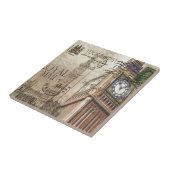 ブリティアンイングランド時計塔ビッグベン タイル (側面)