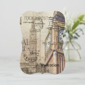 ブリティアンイングランド時計塔ビッグベン 招待状 (スタンド正面)