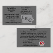 ブリティカスタムン彫りの石の外観のための ロイヤリティカード (正面/裏面)