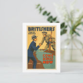 ブリティシ来ャーズ今WWIイギリスプロパガンダ ポストカード (スタンド正面)