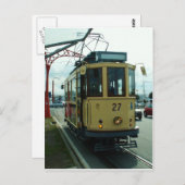 ブリティックラシックト路面電車。 ポストカード (正面/裏面)