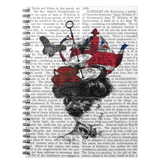 ブリティッシュアフタヌーンティーハット ノートブック (正面)