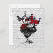 ブリティッシュアフタヌーンティーハット ポストカード (正面/裏面)