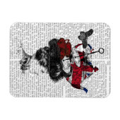 ブリティッシュアフタヌーンティーハット マグネット (横)