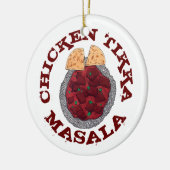 ブリティッシュインディアンテイクアウェイチキンティッカマサラ セラミックオーナメント (左)