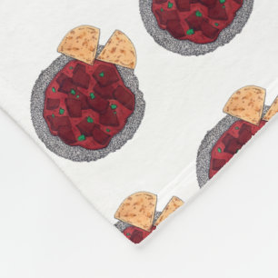 ブリティッシュインディアンテイクアウェイチキンティッカマサラ フリースブランケット