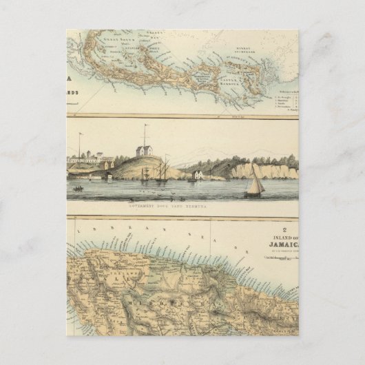ブリティッシュウェストインディアンの所有物 ポストカード (正面)