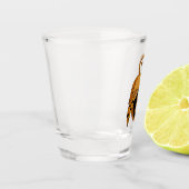 ブリティッシュエレガントバーンフクロウモノグラム ショットグラス (左)