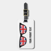 ブリティッシュカスタムシェードの荷札 ラゲッジタグ (正面縦)