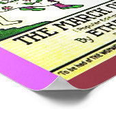 ブリティッシュカラフルサグラゲットマーチ女子 ポスター (角)