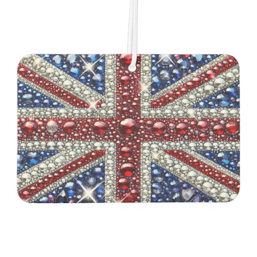 ブリティッシュカラーズデザイン付きカーエアフレザー カーエアーフレッシュナー (裏面)