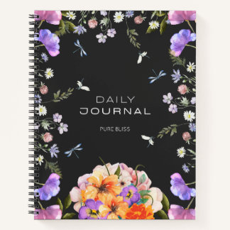 ブリティッシュガーデンセレニティピンクグレージャーナル ノートブック