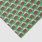 ブリティッシュクリスマスケーキスライスフェスティバルホリデーフード 薄葉紙 (詳細)