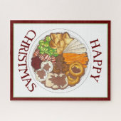 ブリティッシュクリスマスディナートルコフェスティバルパーティー ジグソーパズル (横)