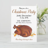 ブリティッシュクリスマスディナートルコフェスティバルパーティー 招待状 (スタンド正面)