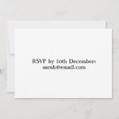 ブリティッシュクリスマスディナートルコフェスティバルパーティー 招待状 (裏面)