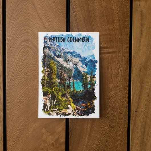 ブリティッシュコロンビアカナダマウンテンビュー ポストカード