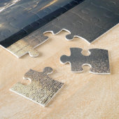 ブリティッシュコロンビアカナディアンシースケープの夕日 ジグソーパズル (側面)