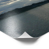 ブリティッシュコロンビアカナディアンシースケープの夕日 フォトプリント (角)