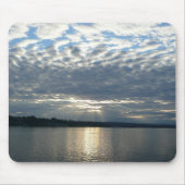 ブリティッシュコロンビアカナディアンシースケープの夕日 マウスパッド (正面)