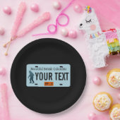 ブリティッシュコロンビアサスカッチライセンスプレート ペーパープレート (パーティー)